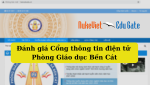 Đánh giá Cổng thông tin điện tử Phòng Giáo dục Bến Cát