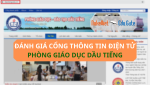 Đánh giá Cổng thông tin điện tử Phòng Giáo dục Dầu Tiếng