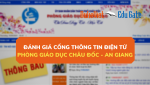 Đánh giá Cổng thông tin điện tử Phòng Giáo dục Châu Đốc
