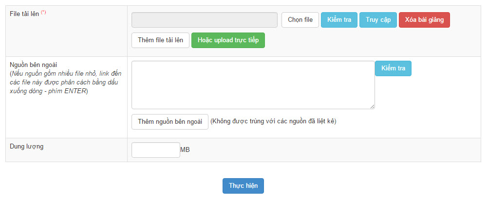 Chọn File tải lên.
