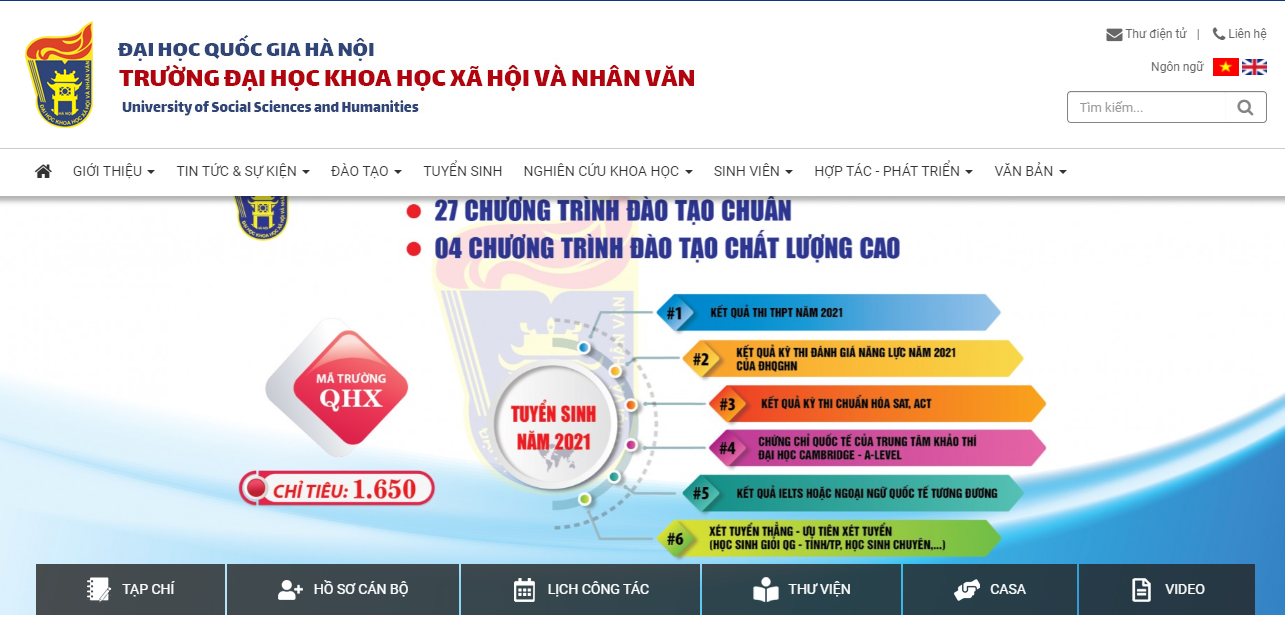 ĐH KH XH và nhân văn
