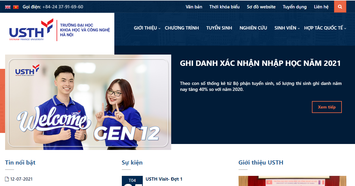 ĐH Khoa học và công nghệ Hà Nội
