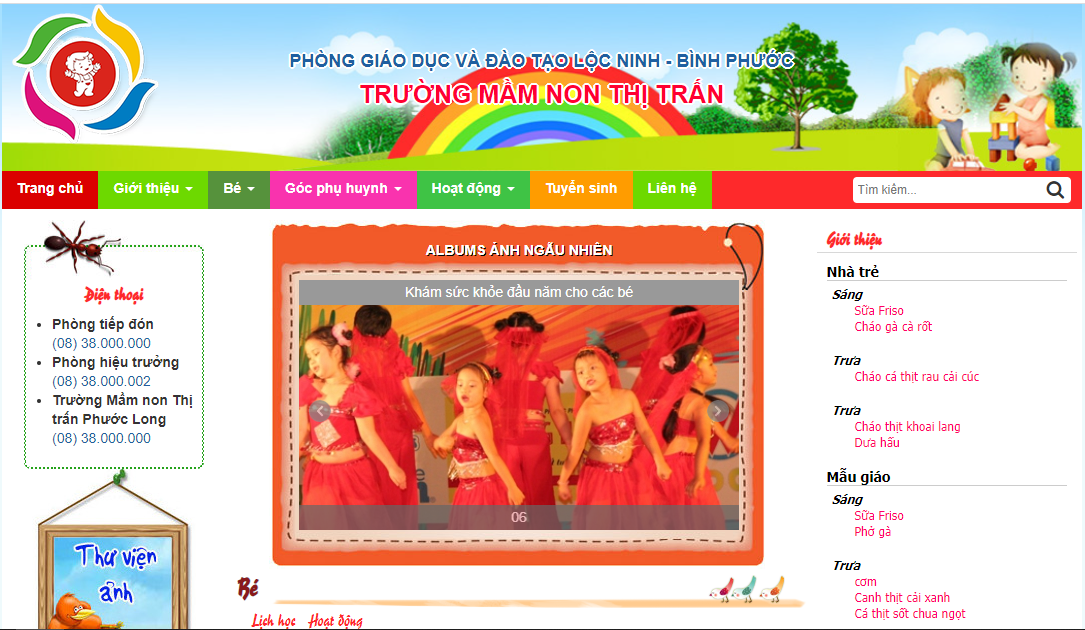 Mầm non thị trấn