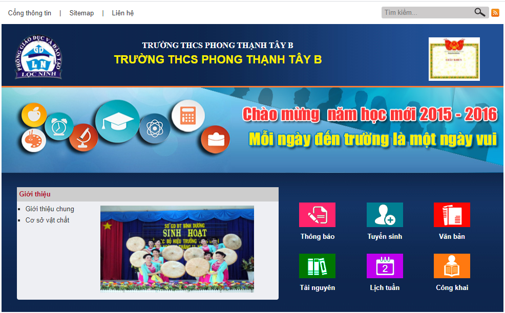 thcs phong thạnh tây B