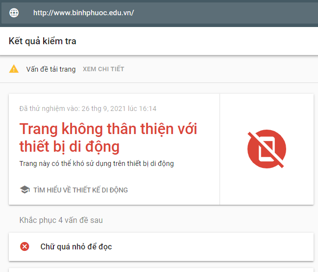 Cổng thông tin điện tử Sở Giáo dục Bình Phước (di động)