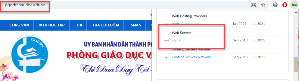 Đánh giá Cổng thông tin điện tử Phòng Giáo dục Châu Đốc (hệ thống)