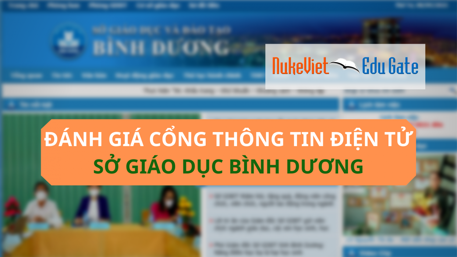 Đánh giá Cổng thông tin điện tử Sở Giáo dục Bình Dương