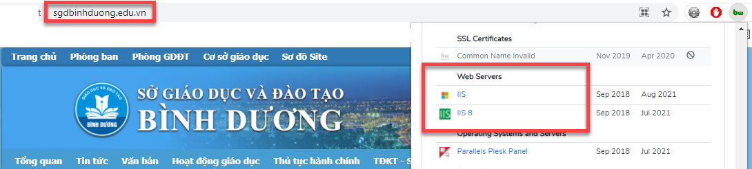 Đánh giá Cổng thông tin điện tử Sở Giáo dục Bình Dương (hệ thống)