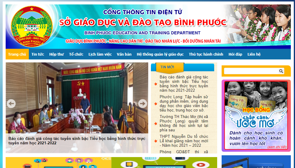 Sở GD&ĐT Bình Phước