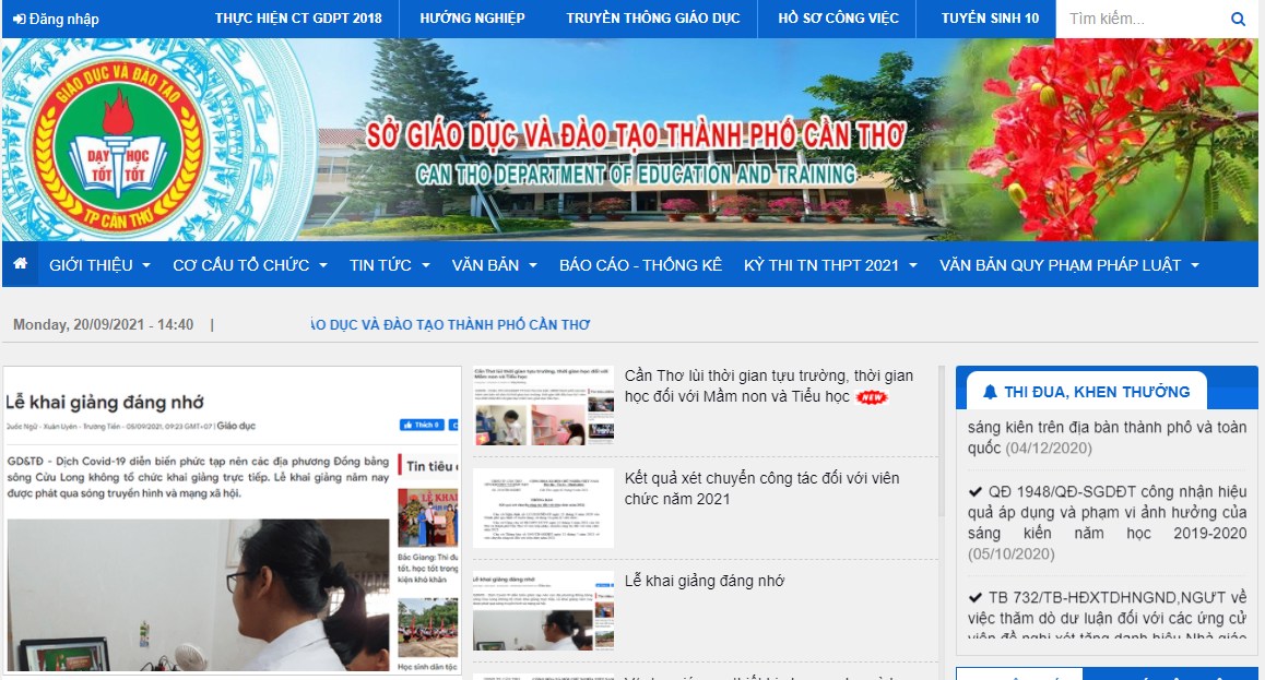 Sở GD&ĐT Cần Thơ