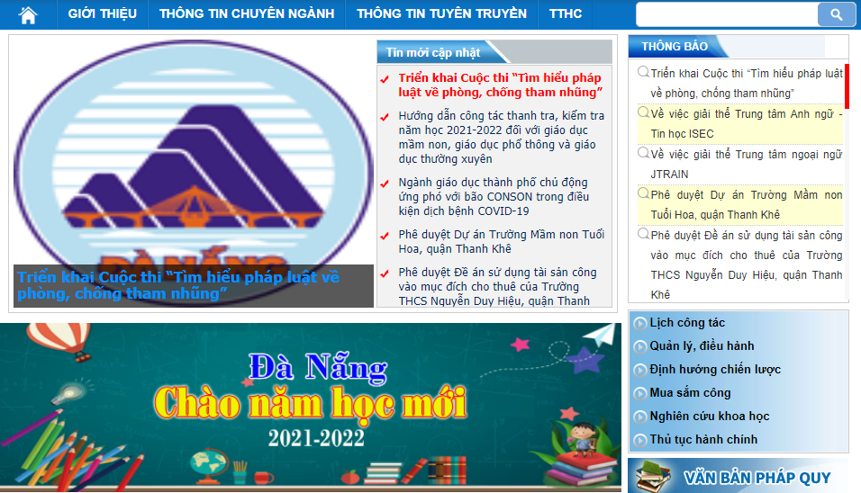 Sở GD&ĐT Đà Nẵng