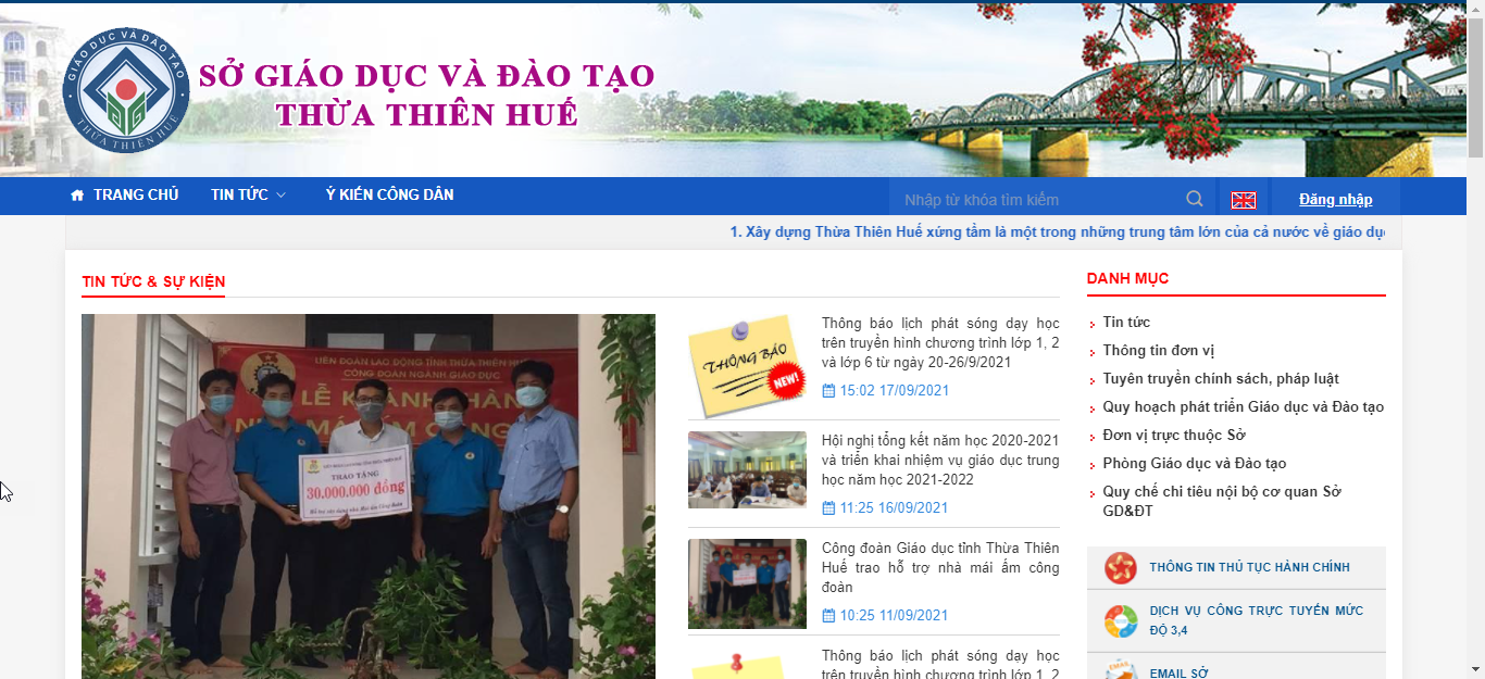 Sở GD&ĐT Thừa Thiên Huế