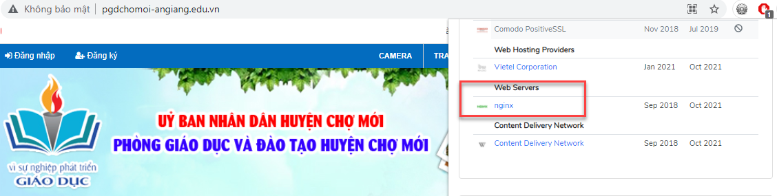Đánh giá Cổng thông tin điện tử Phòng Giáo dục Chợ Mới (hệ thống)
