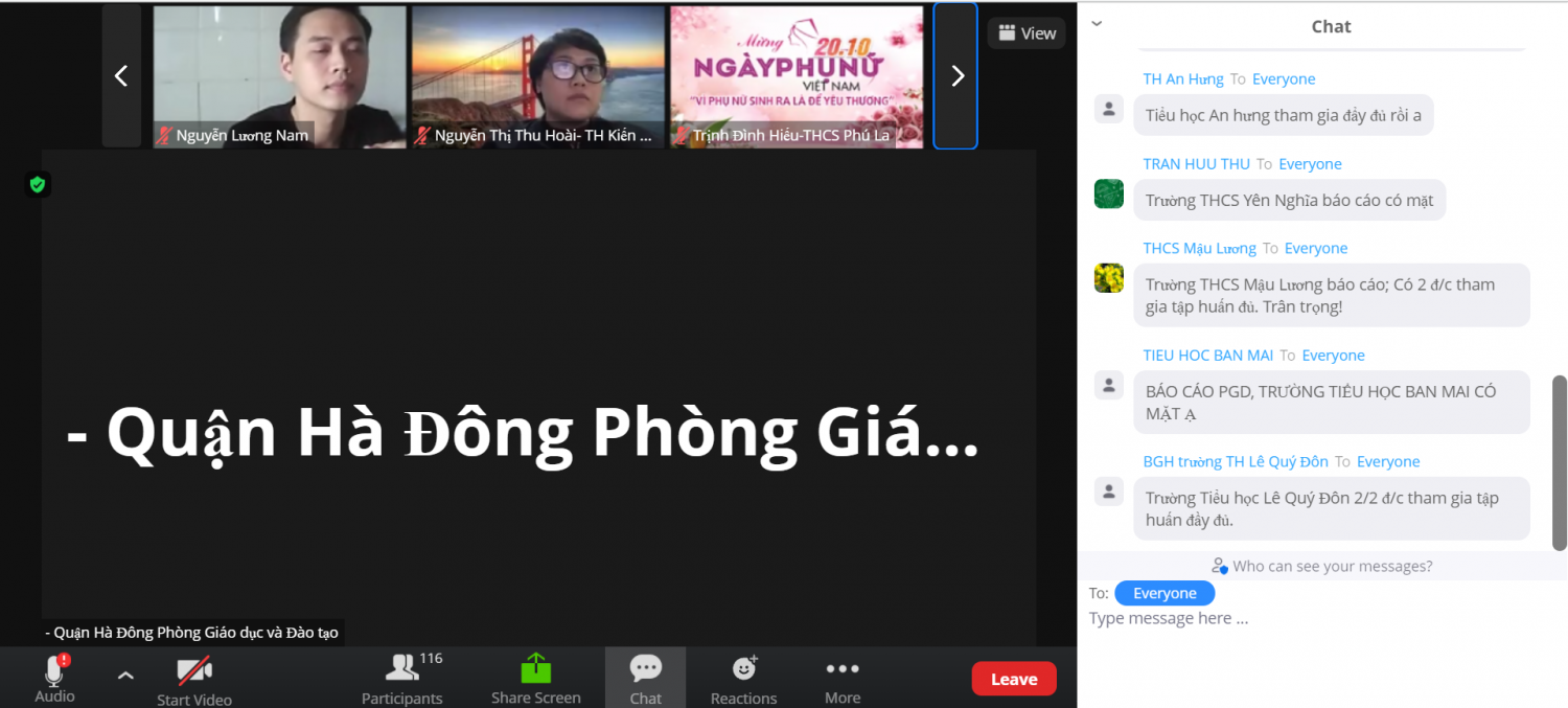 tập huấn Hà Đông