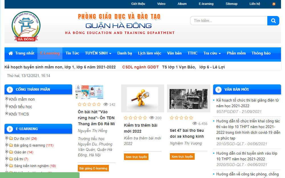 kho bài giảng e learning