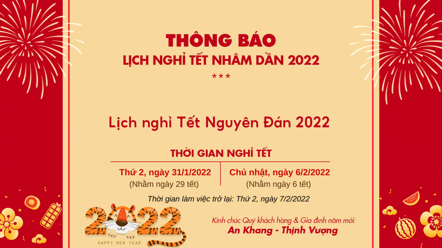 Lịch nghỉ tết Nguyên Đán năm 2022 của NukeViet Edu Gate